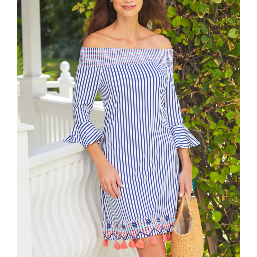 Cabana Life St Barts Sun Protection UPF 50+ Dress Womens XLarge Off Shoulder